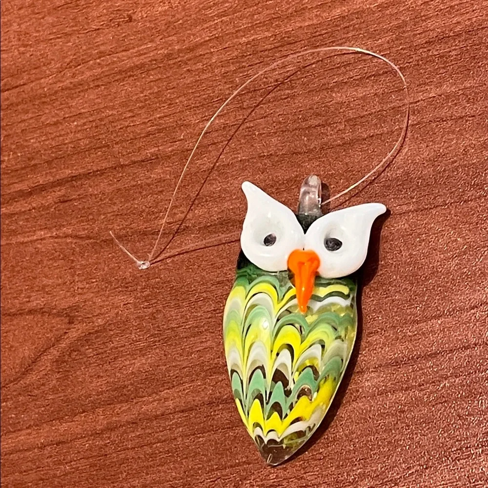 Murano Glass Owl Ornament